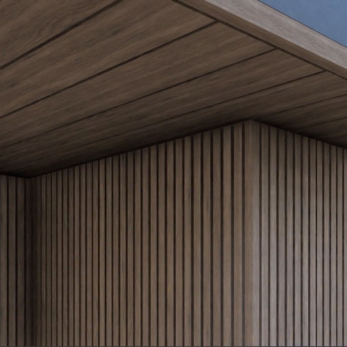 Фасадный профиль LEGRO FS 21 walnut  (орех) 3600x210x27,5 мм